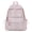 Pink, variant on Casual Grid Backpack 15.75" Nylon Embroidery Y2K for Travel Dating (Pink)