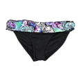 thumbnail image 1 of Kenneth Cole Womens Paisley Bikini Swim Bottom, Blue, Medium, 1 of 1