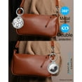 thumbnail image 6 of YUNOVA Metal AirTag Holder Keychain with Rhinestones - Shockproof Airtag Case for Apple AirTag, Diamond Airtag Accessories for Wallet/Purse/Dog Collar/Keys/Luggage Tracking (AirTag Not Included), 6 of 8