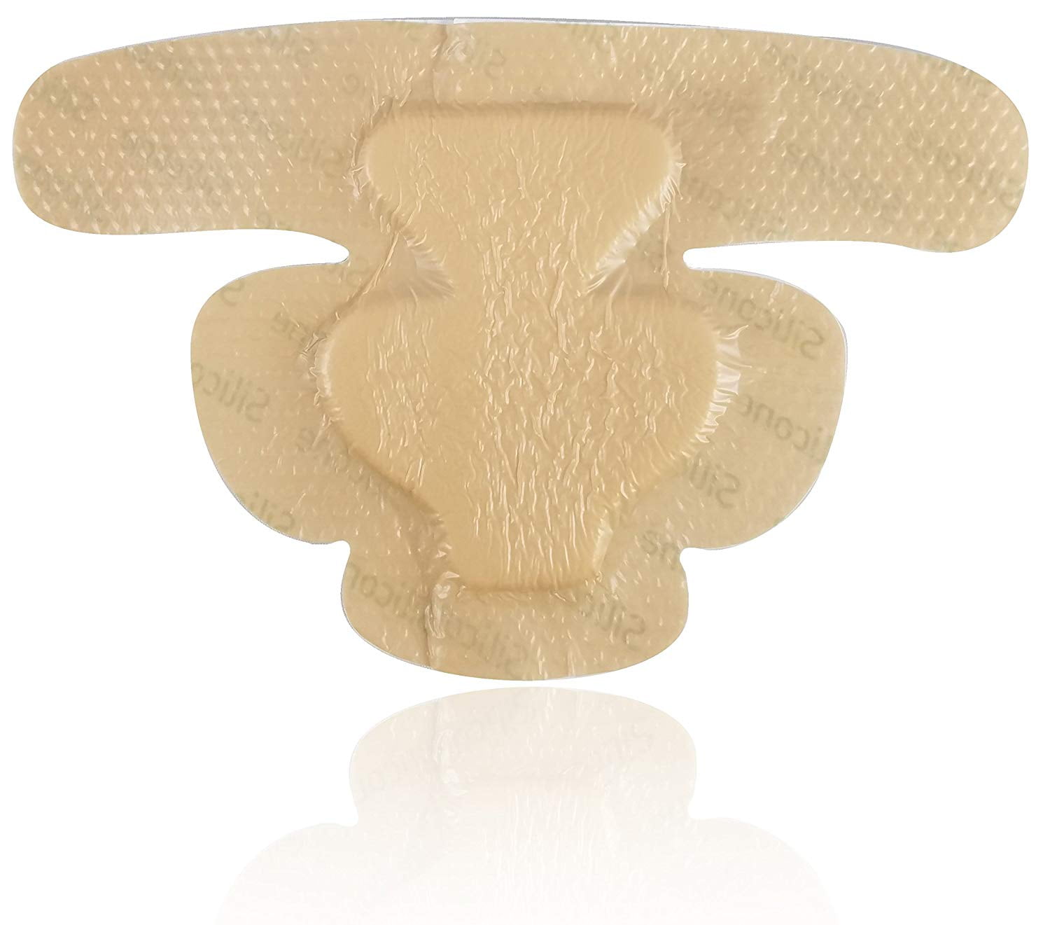 MedVanceTM Silicone Bordered Silicone Adhesive Foam Dressing, Heel