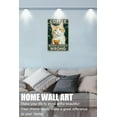 thumbnail image 2 of Tabby Cat Because Murder is Wrong Funny Tin Sign, Cat Wall Decor, Vintage Retro Poster Paintings Cute Cat & Coffee Home Bedroom Livingroom Bathroom Decoration Picture 12x8 Inch, 2 of 6