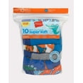 thumbnail image 2 of Hanes Toddler Boys' Tagless Briefs, Dinosaur Prints & Solids, 10-Pack Assorted 4, 2 of 3