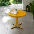 thumbnail image 2 of Crosley Furniture Retro Metal Patio End Table in Tangerine Gloss, 2 of 9