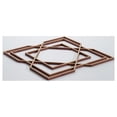 thumbnail image 4 of Ekena Millwork 7 3/8"W x 7 3/8"H x 1/4"T Extra Small Lakewood Decorative Fretwork Wood Wall Panels, Hickory, 4 of 18
