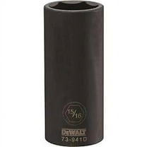 Stanley Tools 7515232 DWMT73941OSP Impact 0.5 Drive 6 Point Socket, 10.312 in.