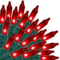 thumbnail image 1 of Luces Navideñas Estrella Centelleante 10 metros 150 Incandescentes Rojas, 1 of 6