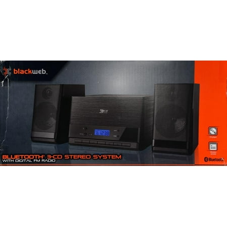 Blackweb BWA17AA010 3-CD Changing Stereo System