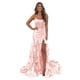 thumbnail image 1 of Vestido formal de graduación Mollyevers 2025, satén rosa rubor, sirena, 1 of 7