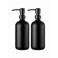 thumbnail image 1 of Dispensador Xtellar De Jabon 2 Kit Vidrio Baño Accesorios Liquido Color Negro, 1 of 5