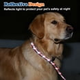 thumbnail image 6 of Slip Collar for Dogs, Reflective No Pull Nylon Rope with Adjustable Stopper, (L-26 Inch, Gray/Blue), Intended for Training, 6 of 7