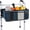 Blue, variant on Walker Basket for Folding Walker, Large Capacity Foldable Walker Bag, Walker Storage Bag With Cup Holder, Detachable Walker Accessories Basket for Seniors-Black (Not Fit Rollator Walkers)
