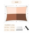 thumbnail image 6 of Sun Shade Sail 8x10Ft Geometric Ombre Gradient Brown Uv Block Sunshade Canopy Outdoor Shade Cover Rectangle Shade Cloth For Patio Garden Yard Deck Pergola, 6 of 6