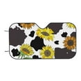 thumbnail image 4 of Uemuo Sunflowers Country Pattern Accordion Car Windshield Sun Shade, Foldable Reflective Sun Visor for Car, Reflector Windshield Sunshade-Small, 4 of 7