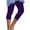 Purple#2, variant on HAJWOH Capri Leggings for Women Cotton Leggings Stretch Summer Lightweight Casual Athletic Running Workout Yoga Pants