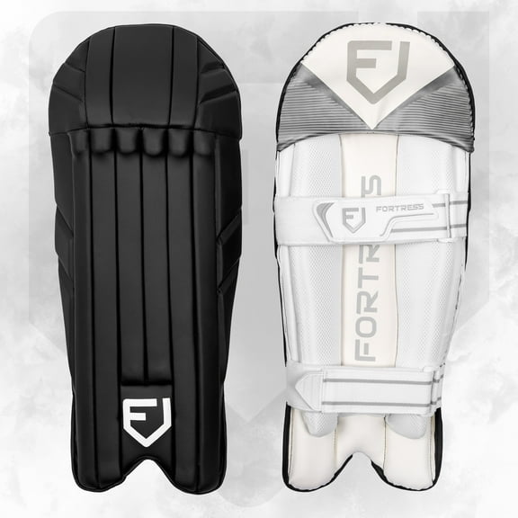 FORTRESS Original Pro Wicket Keeper Pads - Black, Junior