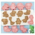 thumbnail image 6 of BQBQERT Animals Shaped Cookie Biscuit Cookie PP Push-type Household Cookie Baking, 6 of 8