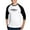 Black/White, variant on CafePress - Los Angeles Skyline Baseball Jersey - Cotton Baseball Jersey, 3/4 Raglan Sleeve Shirt