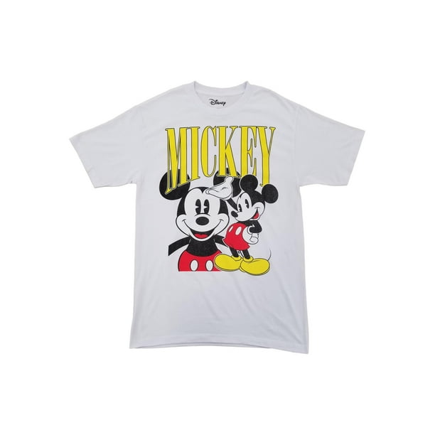 Disney - Disney Mens White Classic Mickey Mouse Graphic Tee Short ...