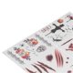 thumbnail image 3 of 7pcs Fake Scars Tattoo Sticker Temporary Waterproof Zombie Makeup Tattoos for Halloween, 3 of 4