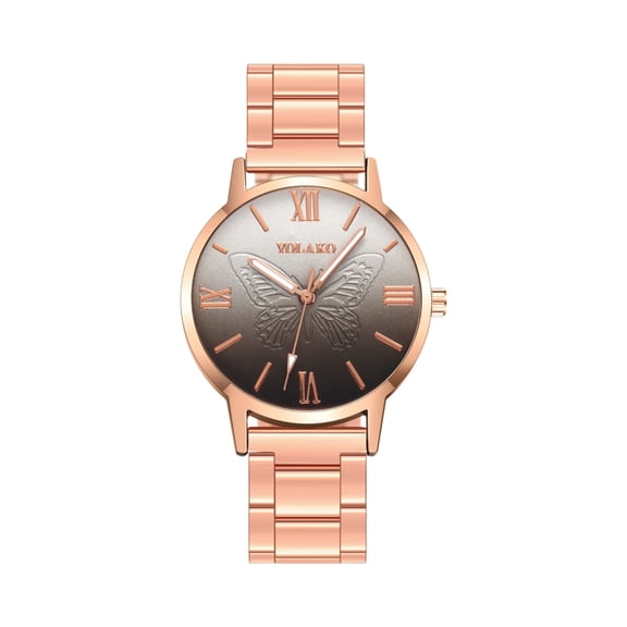 Resicozy Womens Watch Quartz Stainless Ladies Dressy Watches Casual Wrist Watches Small Face Black
