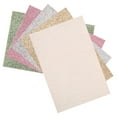 thumbnail image 1 of USHOBE 5Pcs Glitter Faux Sheets Fine Glitter For Crafts Diy Projects Craft Materials Pink Light Green, 1 of 8