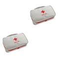 thumbnail image 2 of jesticaly Sacs de Rangement d'Urgence Randonnée Pilules Étui Organisateur en Coton-Tige Étui de Transport Gris 2 Ensembles, 2 of 6