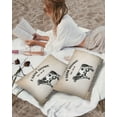thumbnail image 4 of Vintage Farm Cow Animal Outdoor Pillow Covers Set of 2,Decorative Waterproof Throw Pillow Case,Rustic Black Cattle Cotton Linen Soft Cozy Cushion Pillowcases, 4 of 7