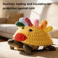 thumbnail image 2 of Hioecau Knitted Turtle Sweater Tortoise Shell Chick Costume Handmade Chicken Warm Outfit with Adjustable Strap for Tortoise Turtle Photo Prop Party Costume, 2 of 7