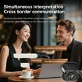 thumbnail image 4 of Herunwer Multi-Language Translation Bluetooth Earphones with Smart Display Case, Noise Cancelling and Surround Sound, 4 of 6