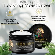 Lion Locs Vegan Loc Butter Retwist & Moisturizer Gel for Dreadlocks with Argan Oil