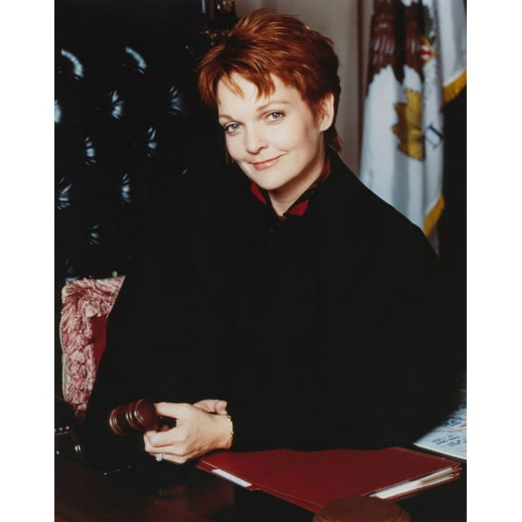 Pamela Reed Portrait in Black Toga Photo Print (8 x 10)
