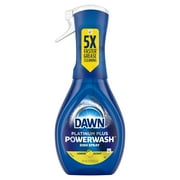 Dawn Platinum Powerwash Dish Spray, Dish Soap, Lemon Starter Kit, 16 fl oz