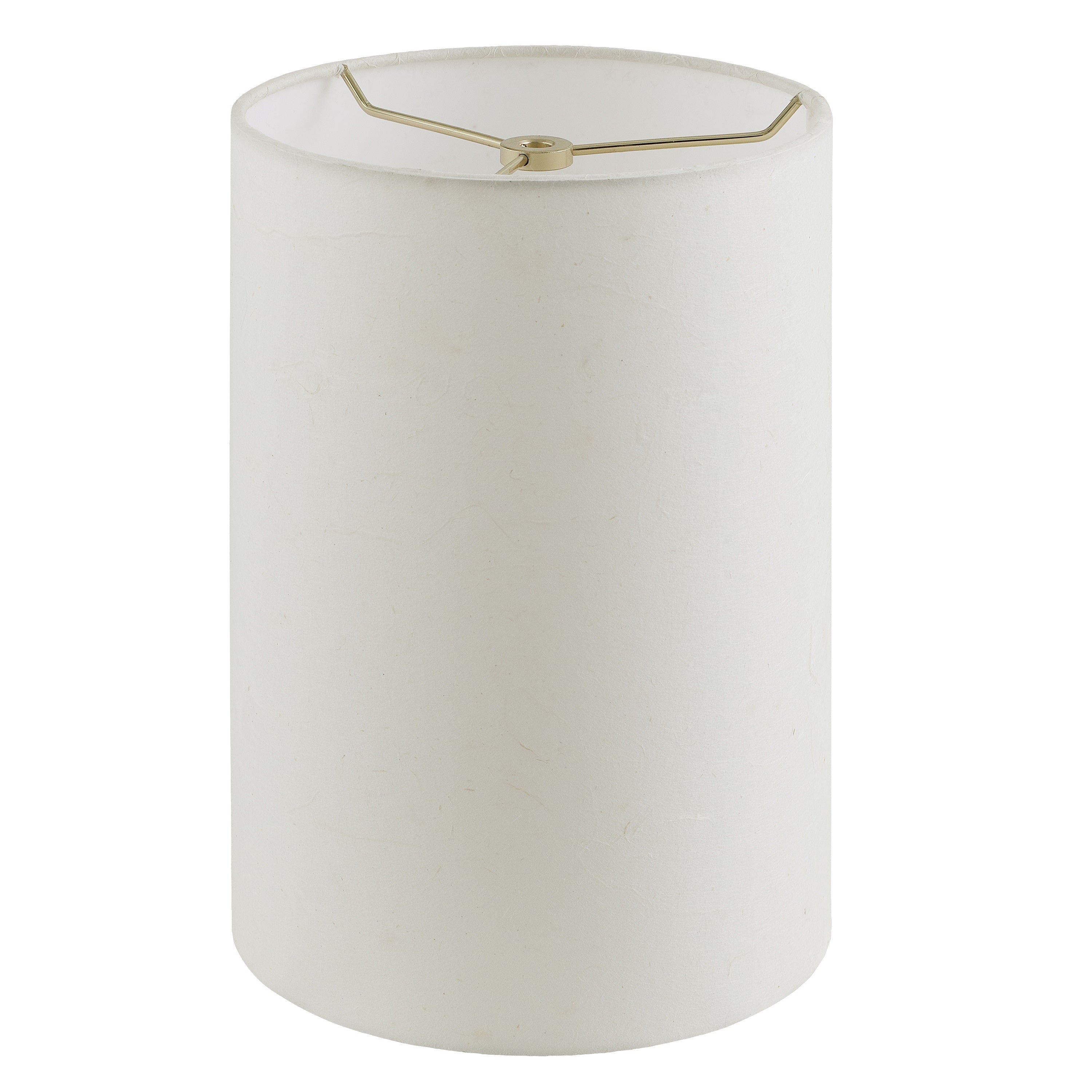 Aspen Creative 31289 Transitional Drum (Cylinder) Shape Spider Construction Lamp Shade in Off White, 8" wide (8" x 8" x 11")