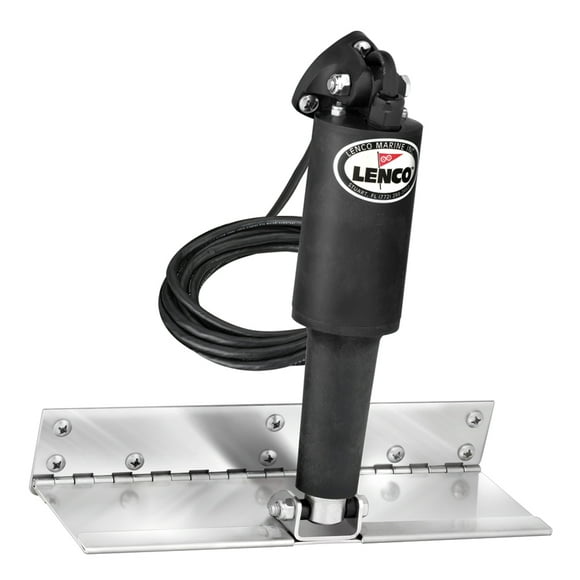 Lenco 4 "x 12" Espace Limité Garniture Tab Kit W / O Commutateur Kit 12V - Électro-Poli - Actionneur Standard