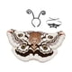 thumbnail image 2 of Disfraz de de polilla para Halloween, accesorios fotográficos para fiestas de disfraces, cumpleaños y festivales. Café, 2 of 8