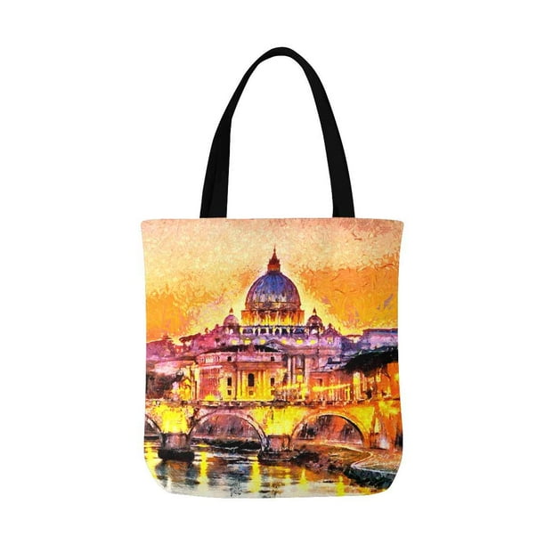 Sluimeren ei advocaat ASHLEIGH Vintage San Peter Basilica in Rome Vatican Painting Canvas Tote Canvas Shoulder Bag Resuable Grocery Bags Shopping Bags for Women Men Kids - Walmart.com Sluimeren ei advocaat ASHLEIGH Vintage San Peter Basilica in Rome Vatican Painting Canvas Tote Canvas Shoulder Bag Resuable Grocery Bags Shopping Bags for Women Men Kids - Walmart.com
