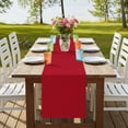 thumbnail image 4 of Table Runners 72 Inches Long Dress Scarves, Pure Red Farmhouse Kitchen/Dining Table Runner, Coffee Tablerunners, Simple Solid Color 18x72 Inch, 4 of 9