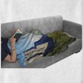 thumbnail image 6 of Yosemite Soft Flannel Fleece Blanket, El Capitan Half Dome and Bridalveil Falls Tourist Attraction Landscape Image Print, Cozy Plush for Indoor and Outdoor Use, 50" x 60", Green Blue, by Ambesonne, 6 of 6