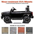 thumbnail image 7 of LUIBAS 24V Ride on Toy, 2 Seater Licensed Chevrolet Silverado HD with Remote Control, Battery Powered Kids Electric Ride on Truck for Boys Girls with Wear-Resistant EVA Tires, Music, Bluetooth, Black, 7 of 7
