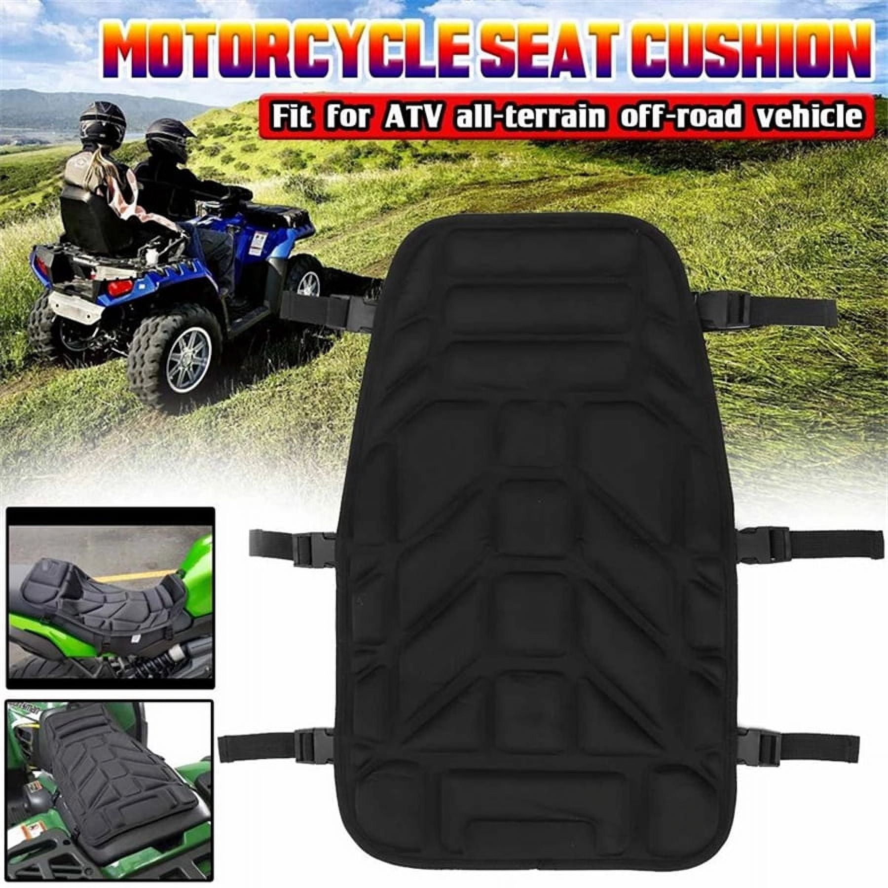 Universal ATV Seat Cover Protector Cushion Pad Soft molded Foam Waterproof Black