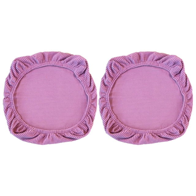 Nernel de maíz Split Setche Office Cubierta de la silla de la oficina anti-polvo protector universal protector exterior sólido Purple Purple Purple 2 piezas Kearding HA011150-05