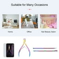 thumbnail image 4 of Graflsoa Stainless Steel Nail Care Kit with Cuticle Cutter, Pusher, and Gel Polish Remover – Ergonomic Design for Precision Grooming (3 Options Available), 4 of 6