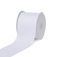 thumbnail image 1 of Creative Ideas GRO3000-029 , 3" Inch Solid Grosgrain Ribbon, 25 Yards, White, 25 yd, 1 of 5