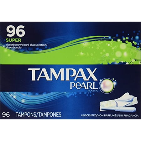 tampax pearl unscented tampons absorbency count super care regular