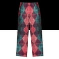 thumbnail image 2 of FORMRS Kids Pajama Pants with Pockets Size 9-10Y Boys Lounge Sleep Bottoms, Vibrant Green Tartan Pattern, 2 of 8
