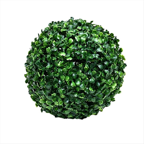 Bolas de Sintético, Bolas Redondas , Sin Adornos, Bolas de Topiario Artificiales, Decoración de Mesa para el Hogar Al Aire Libre C