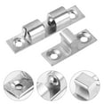 thumbnail image 3 of FONDOTIN 6Pcs Silver Ball Roller Cabinet Door Catch Copper Brass Material For Furniture Hardware, 3 of 8