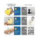 thumbnail image 2 of 18 Imanes Refrigerador Nevera Chinchetas Magnéticas Push Pin 1 Eo Safe Imports Plata, 2 of 5