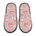 thumbnail image 1 of Fotbe Girl Rabbit Pantuflas Peludas para Mujer con Estampado, Zapatillas de Peluche, Zapatos de Invierno para Casa, Uso Interior y Exterior-Large, 1 of 8