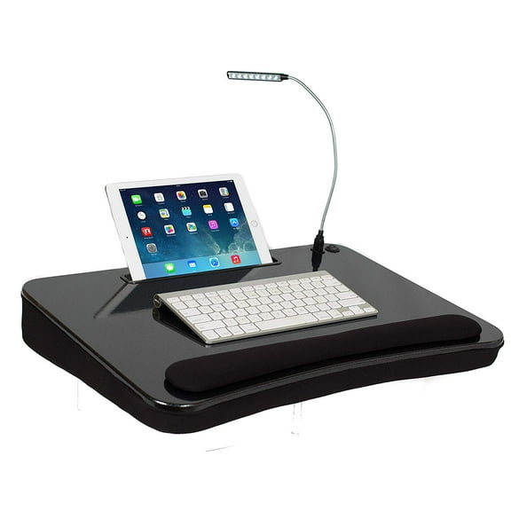 Sofia   Sam XLG Deluxe Lap Desk with Tablet Slot - Black